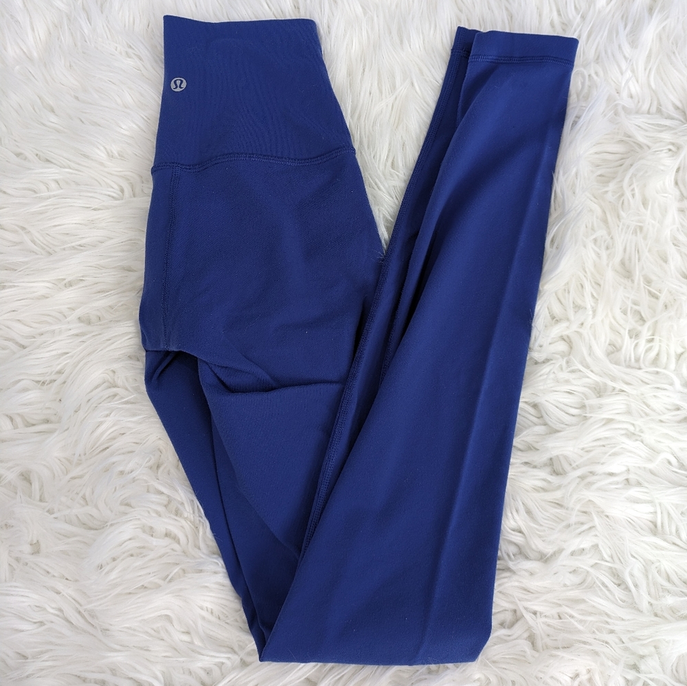 Lululemon Blue Wunder Under - 4